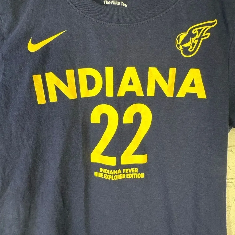Nike WNBA Indiana Fever Caitlin Clark #22 Explorer‎ Edition Navy Shirt XS